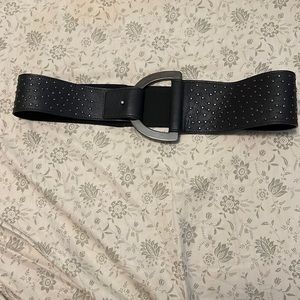 DKNY black studded belt size small